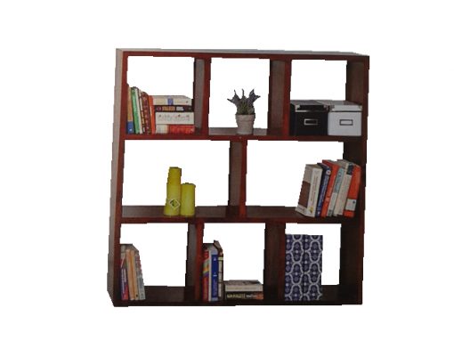 4×4 Cube Stained Bookcase